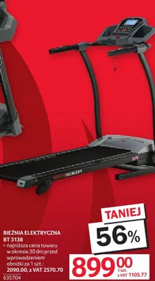 Bieżnia elektryczna BT 3131 promocja w Selgros