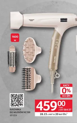 Suszarka do włosów Beurer HC150 promocja w Selgros