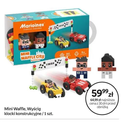 Klocki konstrukcyjne Marioinex Mini Waffle Wyścig promocja w Empik
