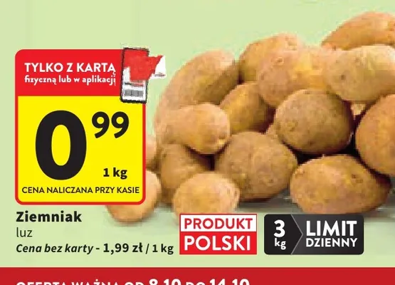 Ziemniaki polskie promocja w Intermarche