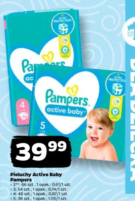 Pieluchy Active Baby promocja w Netto
