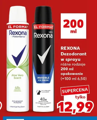 Dezodorant w sprayu Rexona Aloe Vera Scent promocja w Kaufland