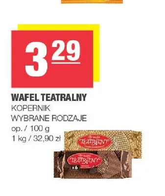 Wafel Teatralny Kopernik promocja w SPAR