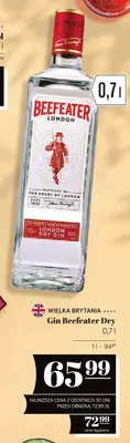 Gin Beefeater Dry Wielka Brytania promocja w POLOmarket