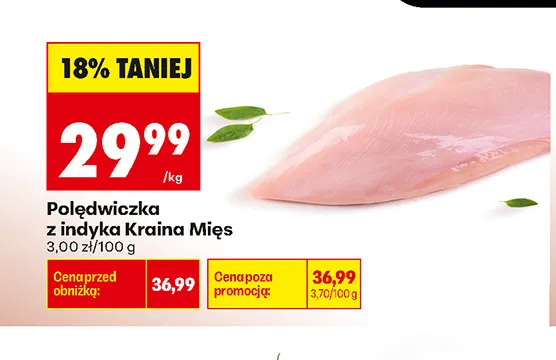 Polędwiczka z indyka Kraina Mięs promocja w Biedronka