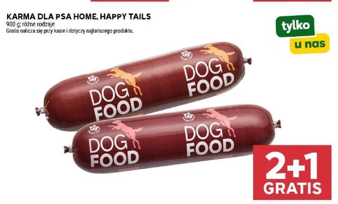 Karma dla psa Home Happy Tails Dog Food promocja w Stokrotka