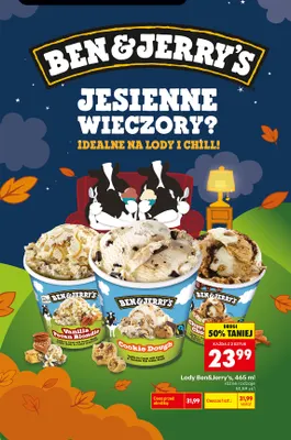 Lody Ben & Jerry's Vanilla Pecan Blondie promocja w Biedronka