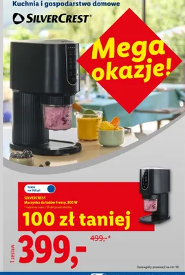 Maszynka do lodów Silvercrest Freezy promocja w Lidl