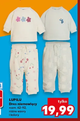 Dres niemowlęcy rozm. 62-92 Lupilu promocja w Kaufland