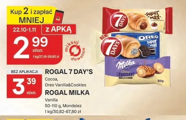 Rogal Milka Vanilla promocja w Chorten