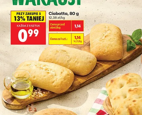 Ciabatta promocja w Biedronka