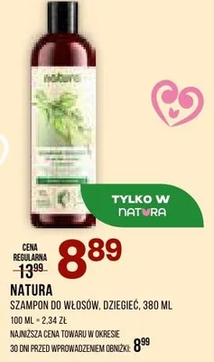 Szampon do włosów dziegieć promocja w Drogerie Natura