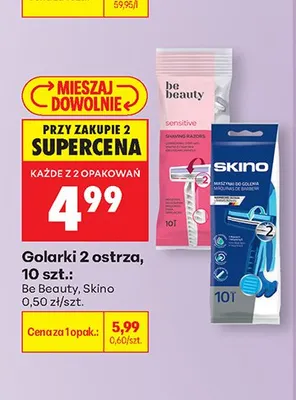 Golarki 2 ostrza Skino promocja w Biedronka
