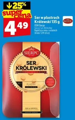 Ser w plastrach Królewski Sierpc promocja w TOPAZ