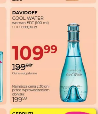Woda toaletowa damska Davidoff Cool Water promocja w Drogerie Jawa