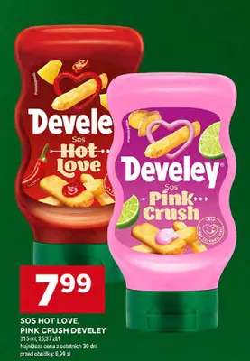 Sos Hot Love Develey promocja w Stokrotka