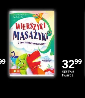 Książka Wierszyki masażyki i inne zabawy sensoryczne Zielona Sowa promocja w Empik