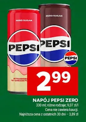 Napój pepsi zero promocja w Stokrotka