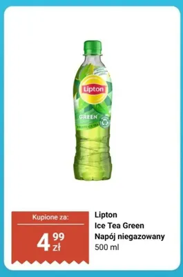 Napój niegazowany Ice Tea Green Lipton promocja w Biedronka