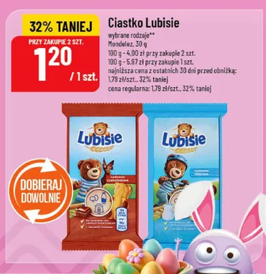 Ciastko Lubisie promocja w POLOmarket