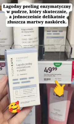 Peeling enzymatyczny w pudrze Your Kaya Comfort Peel promocja w Rossmann