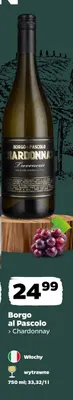 Wino białe Borgo al Pascolo Chardonnay promocja w Netto