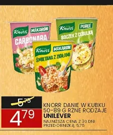 Danie w kubku Knorr promocja w Wafelek