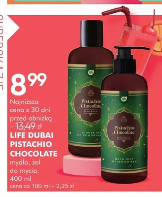 Mydło w płynie Life Dubai Pistachio Chocolate promocja w Super-Pharm