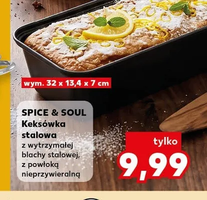 Keksówka stalowa Spice & Soul promocja w Kaufland