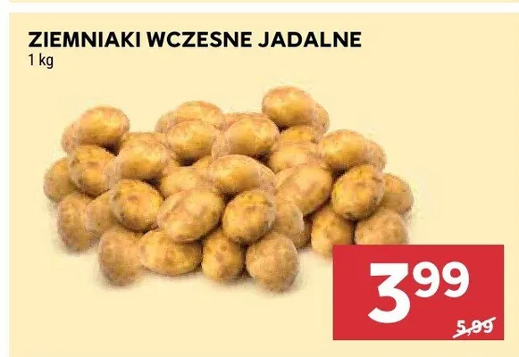 Ziemniaki wczesne jadalne promocja w Stokrotka
