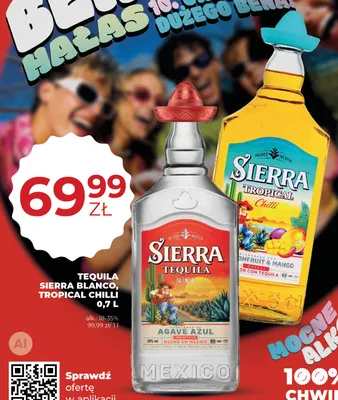 Tequila Sierra Blanco promocja w Duży Ben