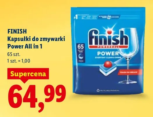 Kapsułki do zmywarki Power All in 1 promocja w Lidl