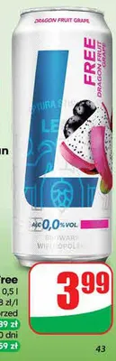 Piwo Lech Free puszka, 2 rodzaje promocja w Dino