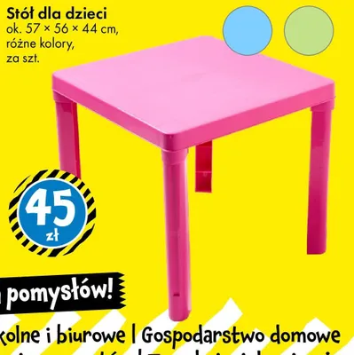 Stół dla dzieci promocja w Tedi