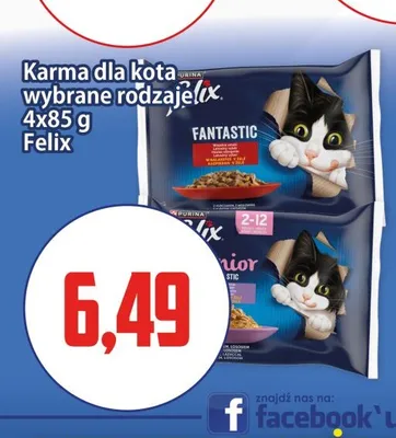 Karma dla kota Felix Junior promocja w Kupiec
