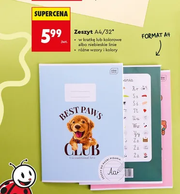 Zeszyt A4/32* Interdruk promocja w Biedronka