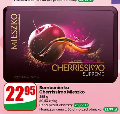 Bombonierka Cherrissimo promocja w Dino