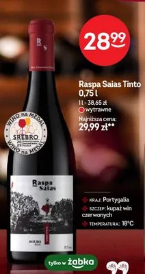 Wino czerwone Tinto promocja w Żabka