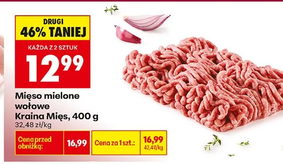 Mięso mielone wieprzowe promocja w Biedronka
