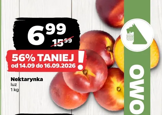 Nektarynki promocja w Netto