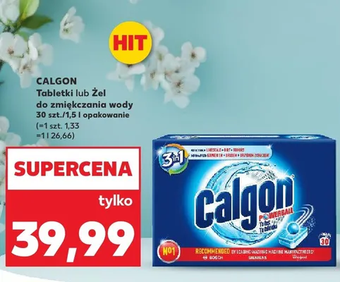 Tabletki lub żel do zmiękczania wody promocja w Kaufland