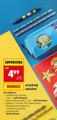 Ołówek HB z gumką St. Majewski promocja w Biedronka