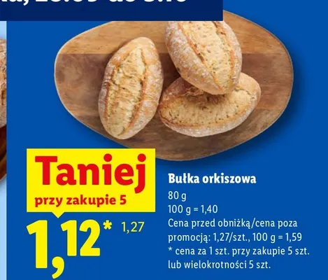 Bułka orkiszowa promocja w Lidl