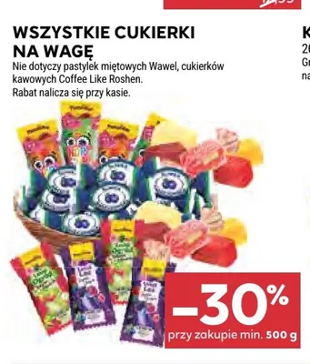 Cukierki na wagę promocja w Stokrotka
