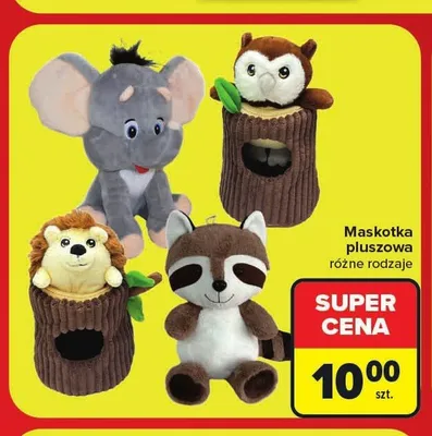 Maskotka pluszowa promocja w Carrefour