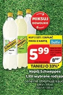 Napój Schweppes promocja w Delfin
