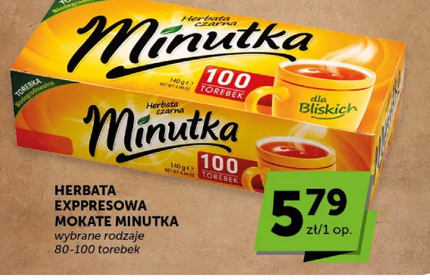 Herbata exppresowa mokate Minutka promocja w Euro Sklep