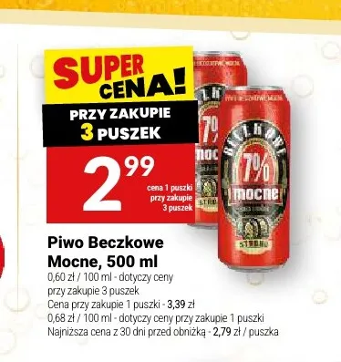 Piwo Beczkowe Mocne promocja w Twój Market
