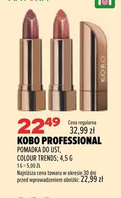 Pomadka do ust Colour Trends Kobo Professional promocja w Drogerie Natura