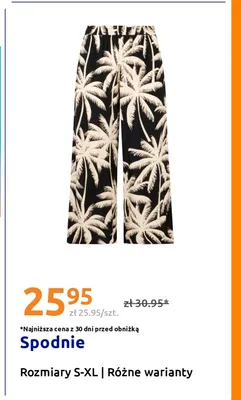 Spodnie damskie Up2fashion promocja w Action